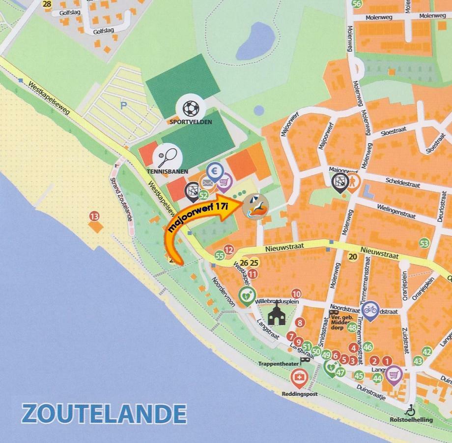 Vakantiewoning Aan Zee Zoutelande Kültér fotó